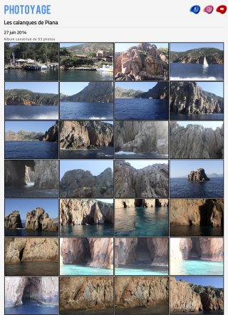 Les calanques de Piana - 27 juin 2014