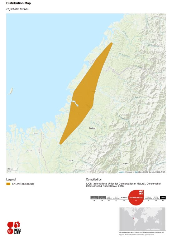 Carte de la répartition géographique