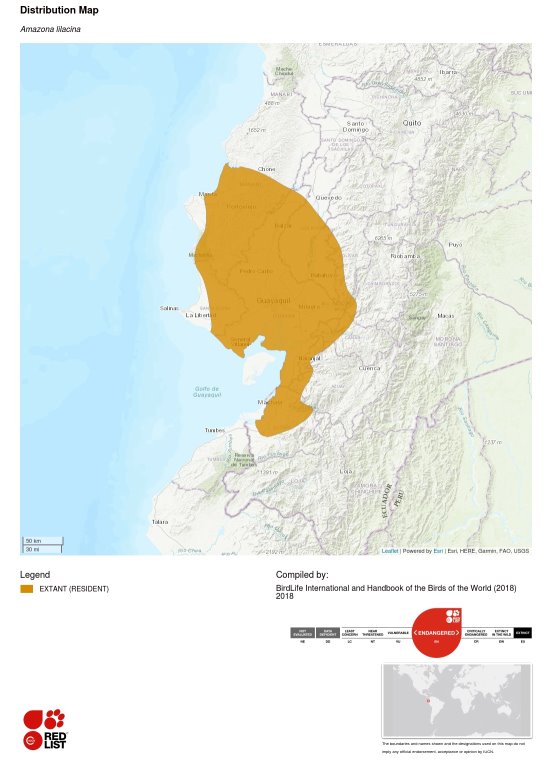 Carte de la répartition géographique