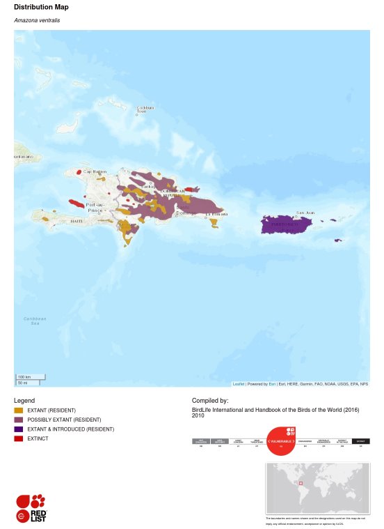 Carte de la répartition géographique