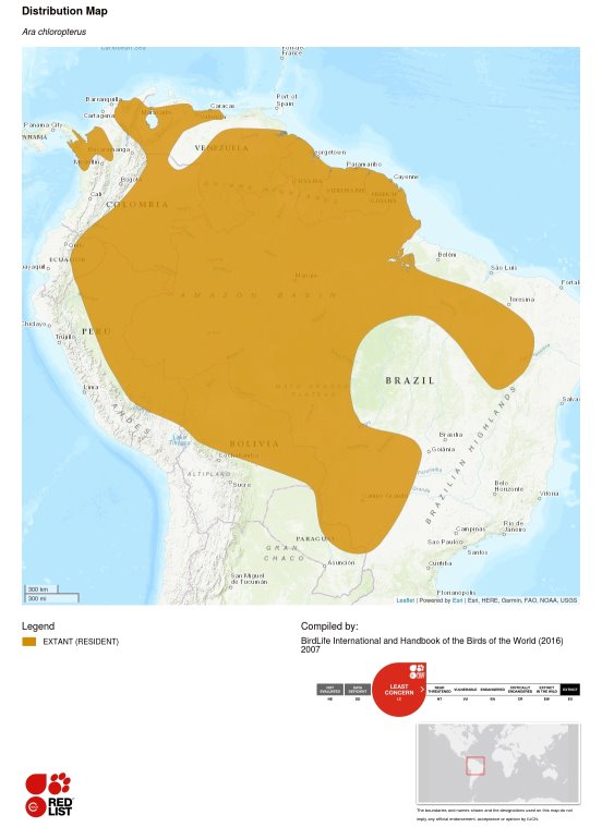 Carte de la répartition géographique