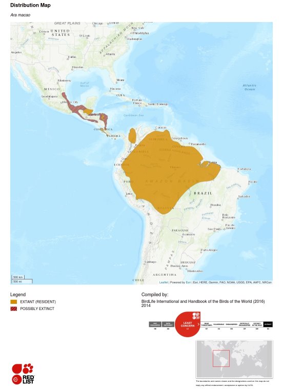 Carte de la répartition géographique