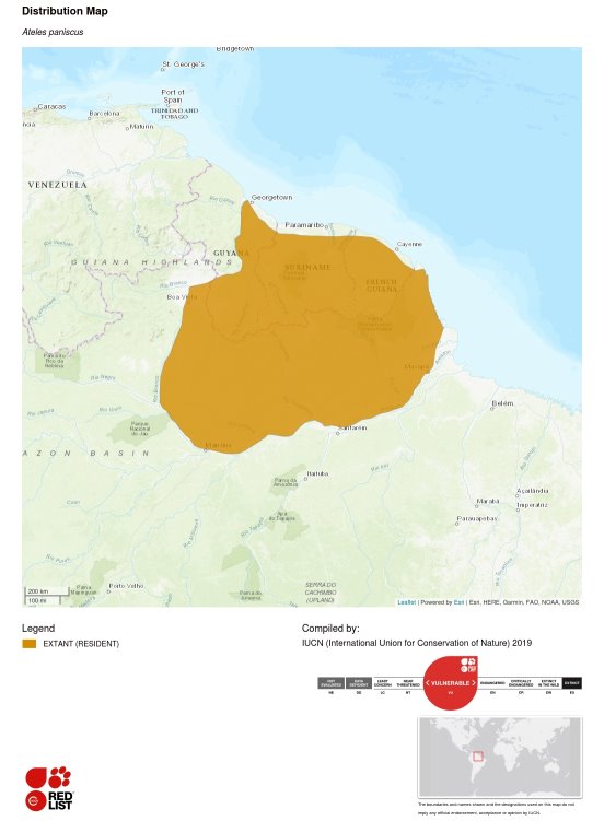 Carte de la répartition géographique