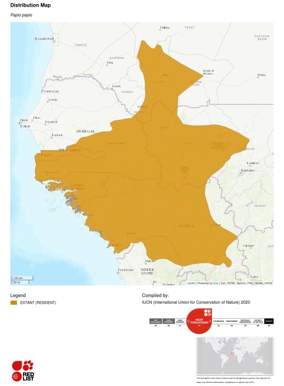 Carte de la répartition géographique