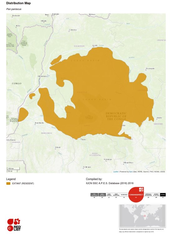 Carte de la répartition géographique