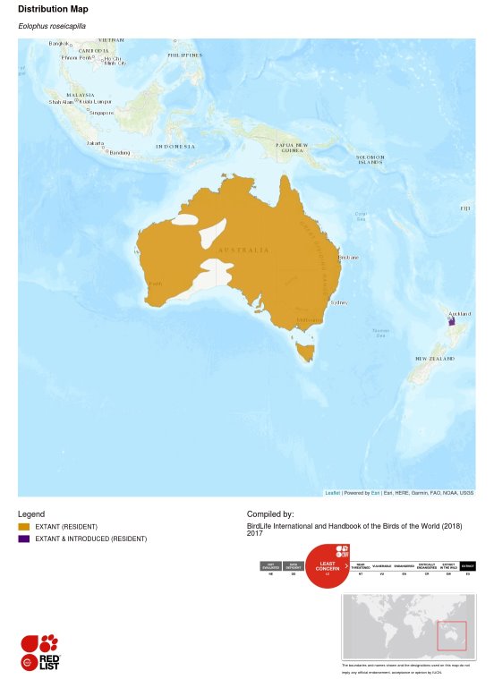 Carte de la répartition géographique