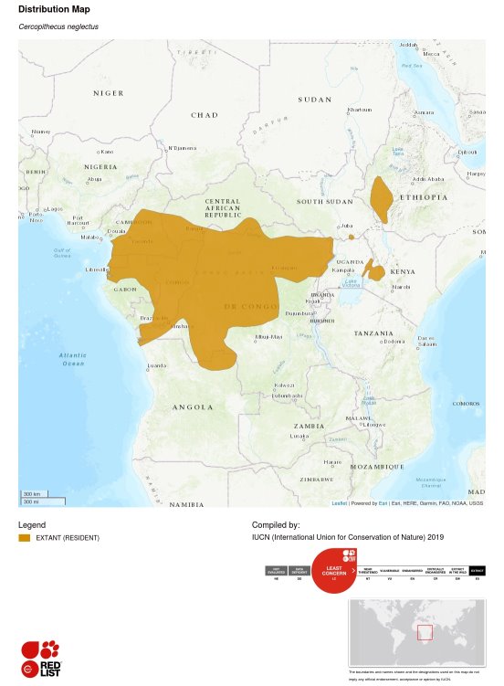 Carte de la répartition géographique