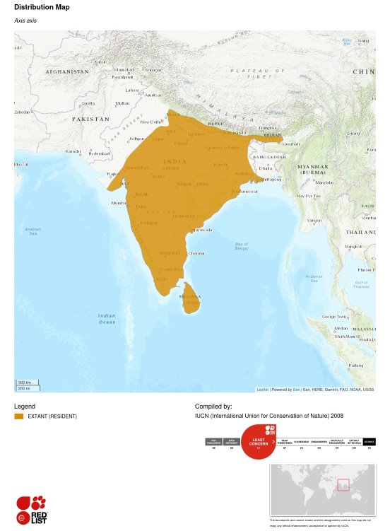 Carte de la répartition géographique