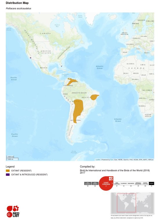 Carte de la répartition géographique