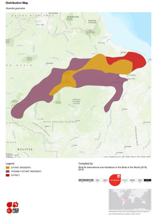 Carte de la répartition géographique