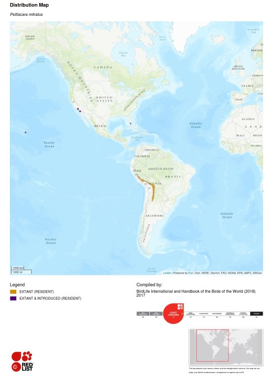 Carte de la répartition géographique