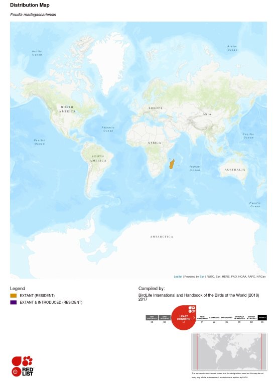 Carte de la répartition géographique