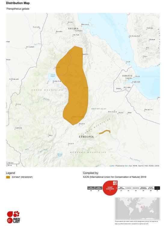 Carte de la répartition géographique