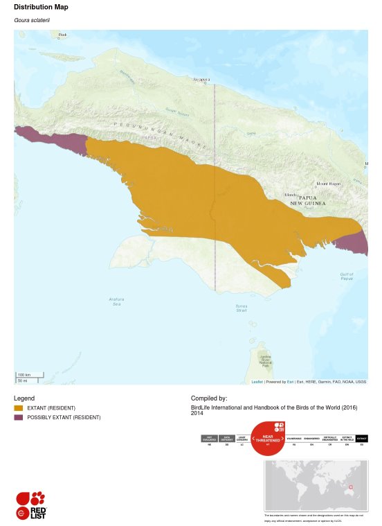 Carte de la répartition géographique