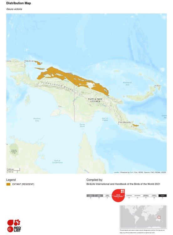 Carte de la répartition géographique