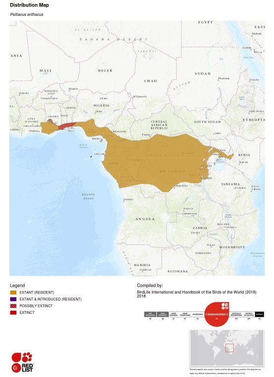 Carte de la répartition géographique