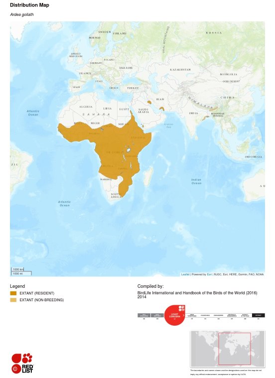 Carte de la répartition géographique