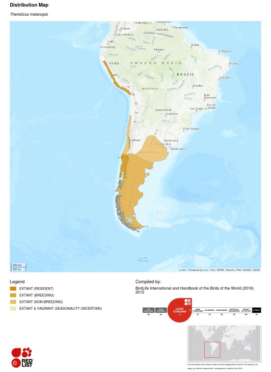 Carte de la répartition géographique