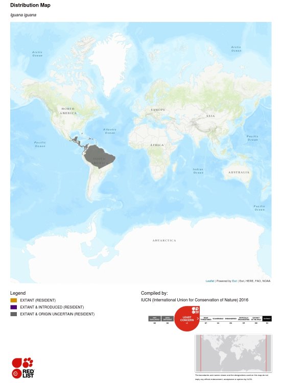 Carte de la répartition géographique