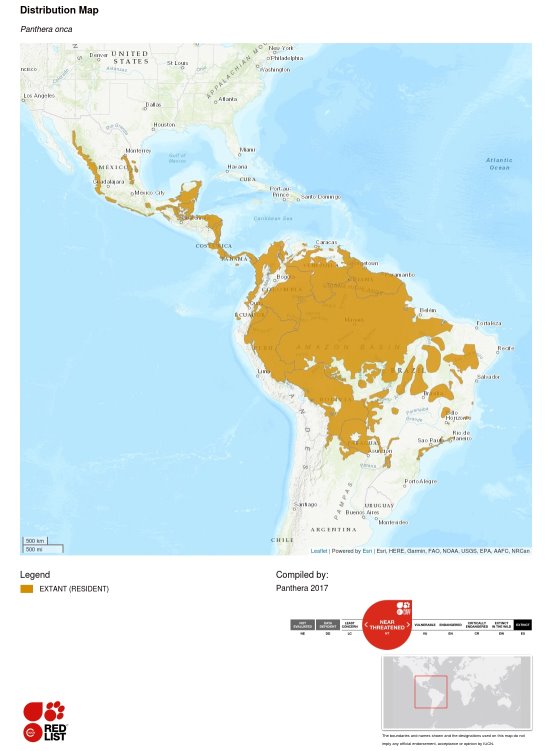 Carte de la répartition géographique