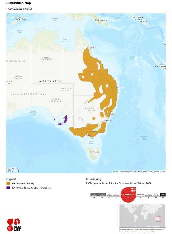 Carte de la répartition géographique