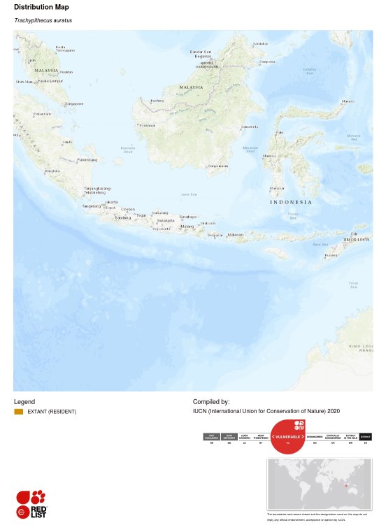 Carte de la répartition géographique