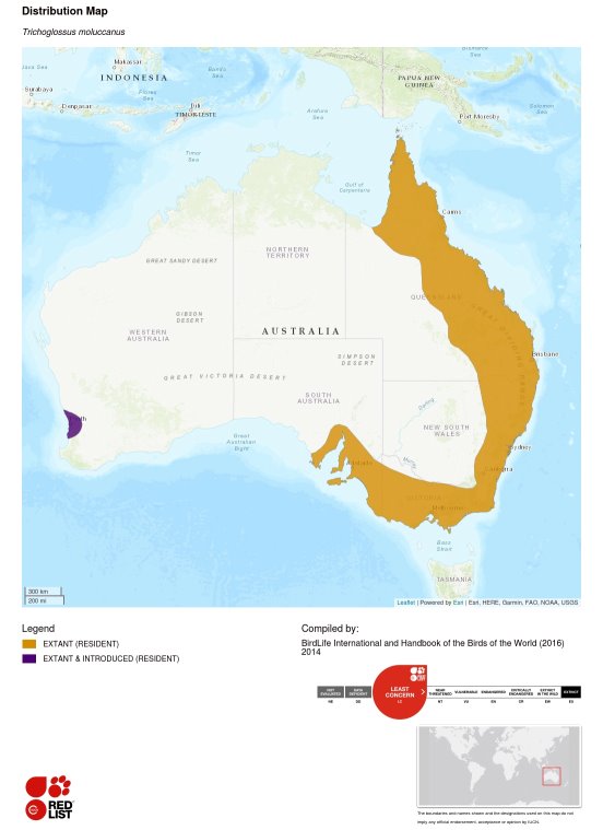 Carte de la répartition géographique