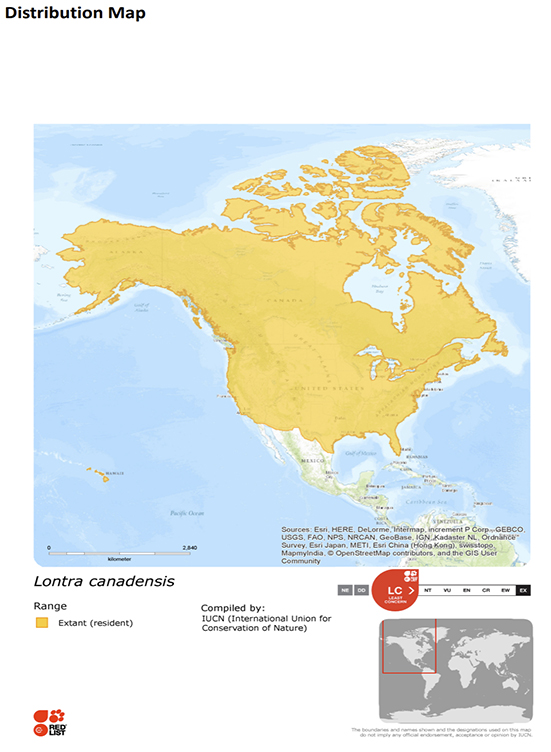 Carte de la répartition géographique