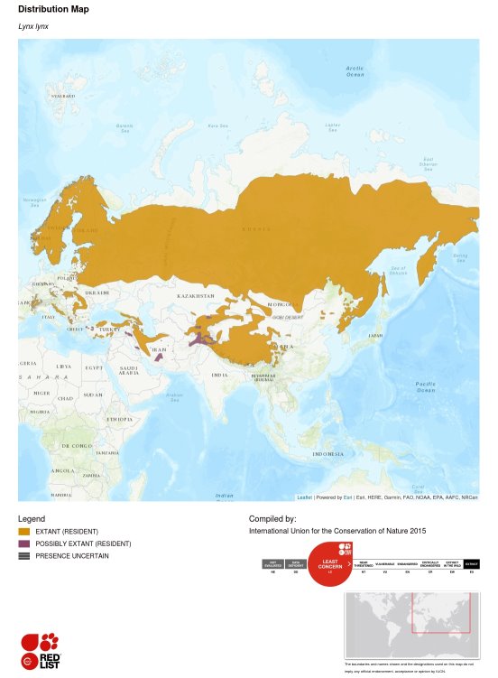 Carte de la répartition géographique