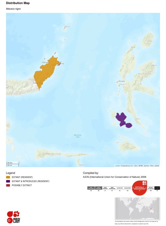 Carte de la répartition géographique