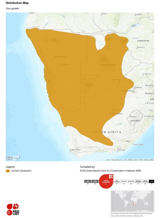 Carte de la répartition géographique