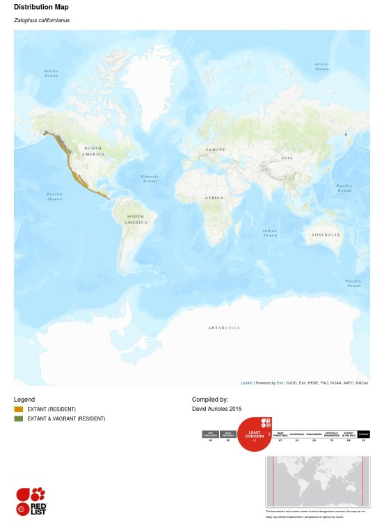 Carte de la répartition géographique