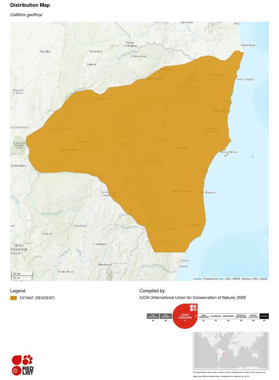 Carte de la répartition géographique