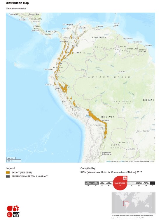 Carte de la répartition géographique