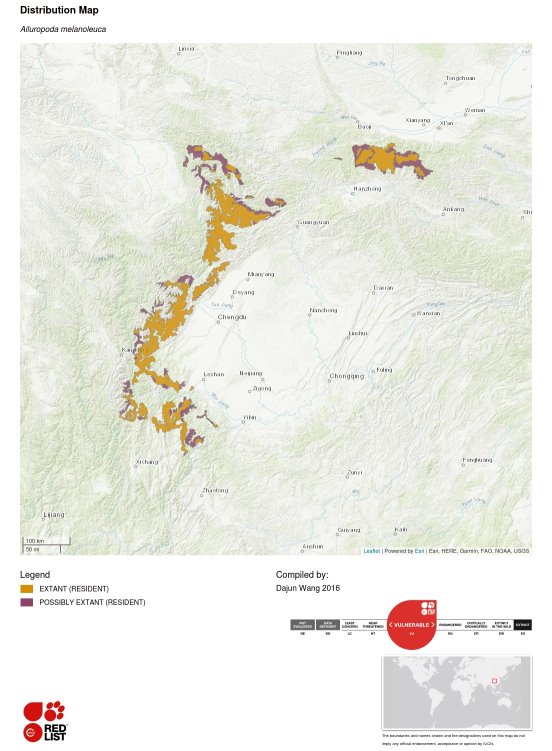 Carte de la répartition géographique