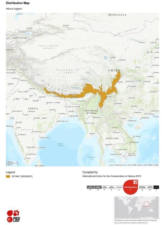 Carte de la répartition géographique