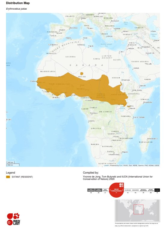 Carte de la répartition géographique