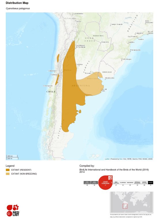 Carte de la répartition géographique