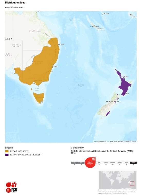 Carte de la répartition géographique