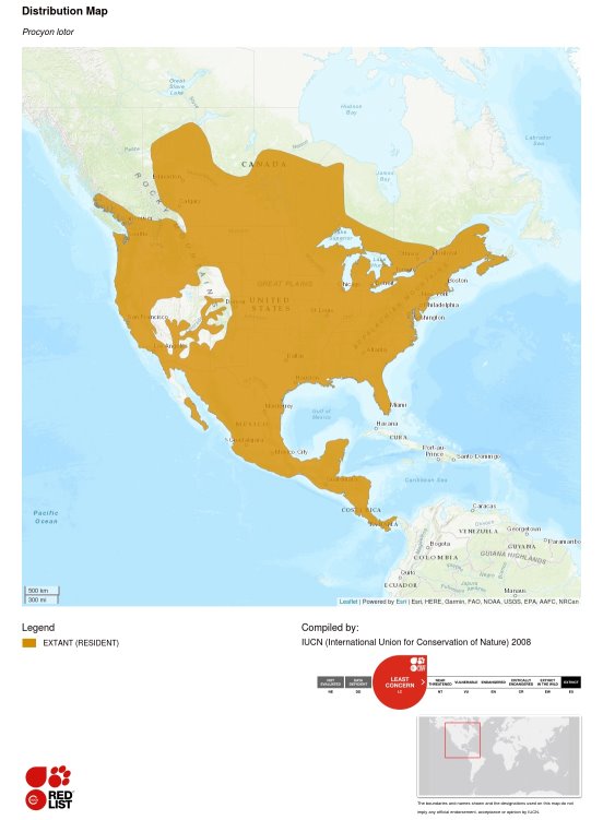 Carte de la répartition géographique