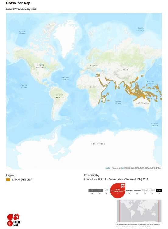 Carte de la répartition géographique