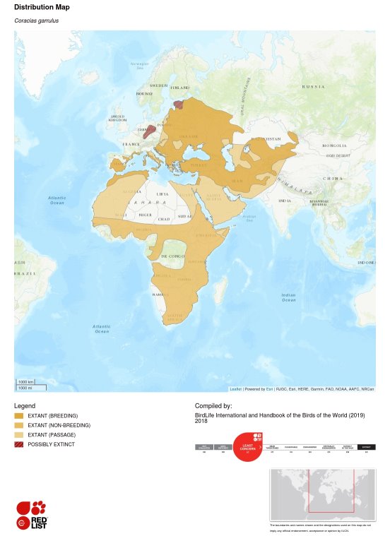 Carte de la répartition géographique