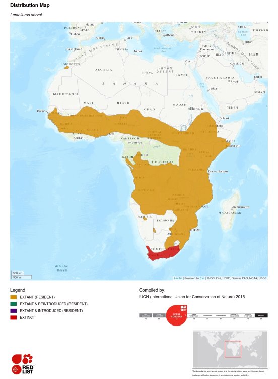 Carte de la répartition géographique