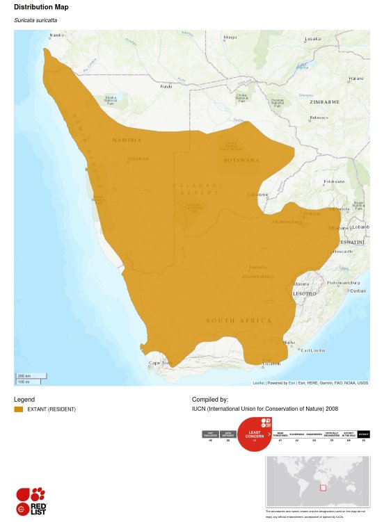 Carte de la répartition géographique