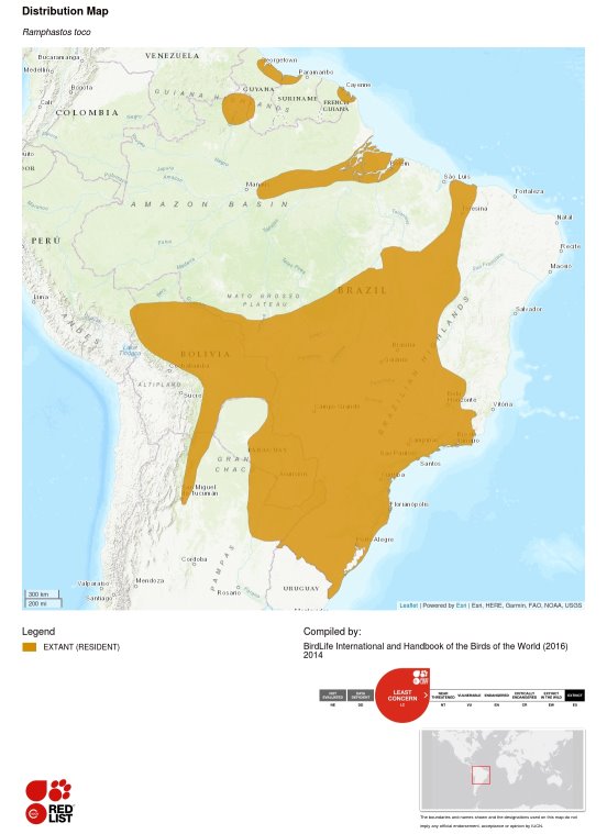 Carte de la répartition géographique