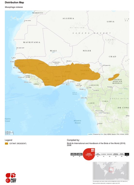 Carte de la répartition géographique