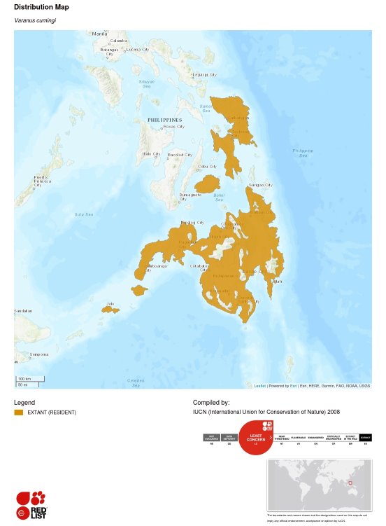 Carte de la répartition géographique