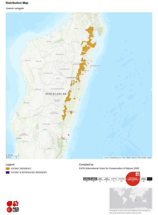 Carte de la répartition géographique